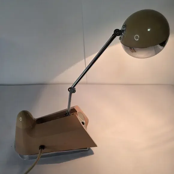 Hamilton Atomic Telescoping Orb Eyeball Desk Lamp 1960’s Mid Century Modern Work - Picture 6 of 16